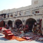 Carpet selling in Souq Waqif