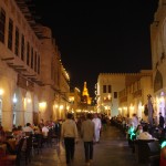 Road side restaurants at the souq